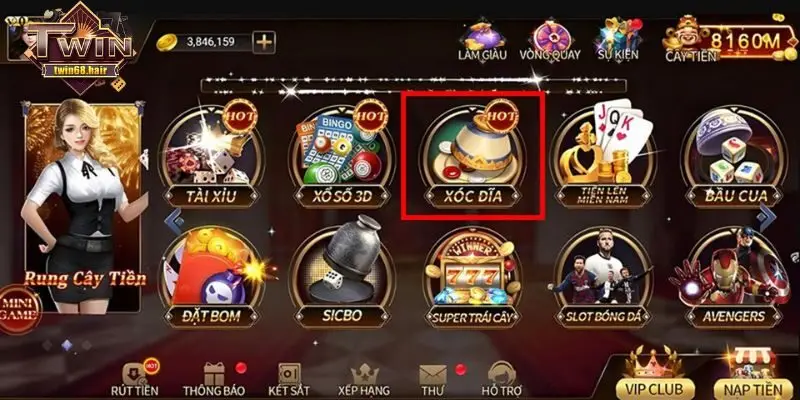 Kho game Twin68 hấp dẫn, phong phú